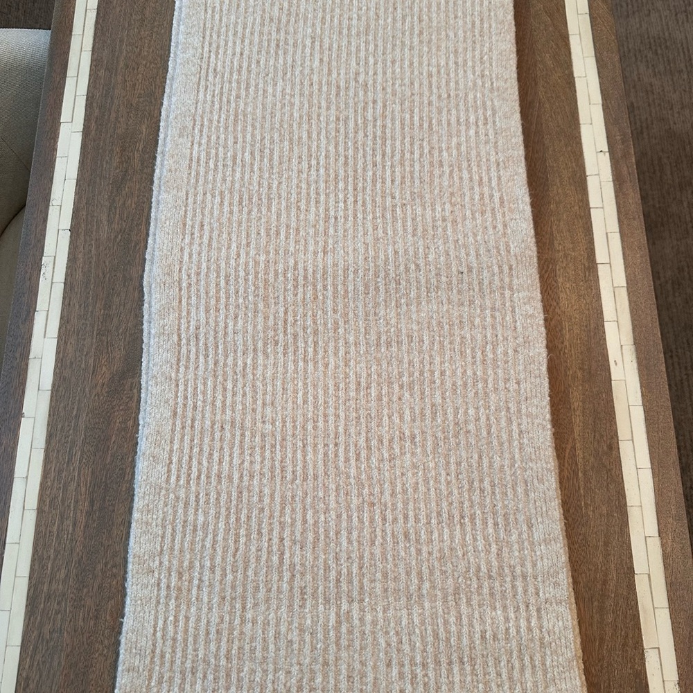 NWOT Madewell Cotton-Blend Scarf in Winter White - Picture 4 of 7